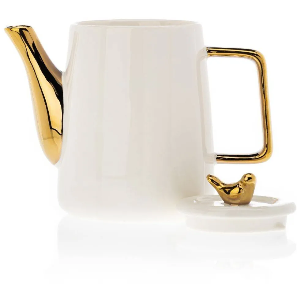 Serwis kawowy Noah White Gold