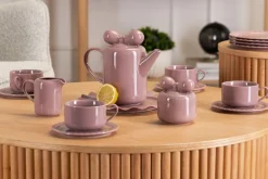 Serwis kawowy Sofia Pink 12 elementów