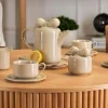 Serwis kawowy Sofia Beige 7 elementów * HowHomely Clearance