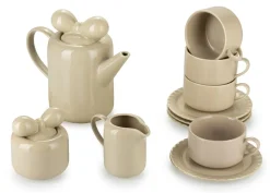 Serwis kawowy Sofia Beige 7 elementów * HowHomely Clearance