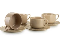 Serwis kawowy Sofia Beige 7 elementów * HowHomely Clearance