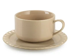 Serwis kawowy Sofia Beige 7 elementów * HowHomely Clearance