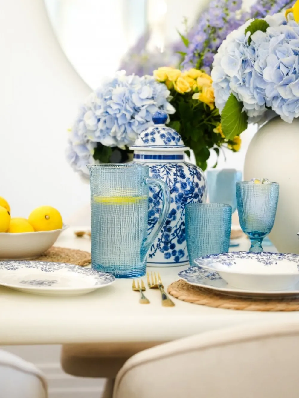 Serwis obiadowy dla 6 osób Reverie Blue * Estia Clearance