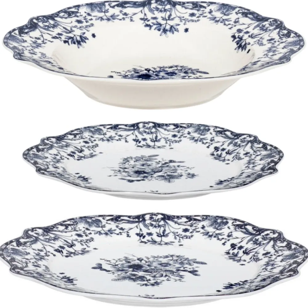 Serwis obiadowy dla 6 osób Reverie Blue * Estia Clearance