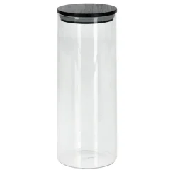 Słój szklany z czarną pokrywą 1050ml * Excellent Houseware Online