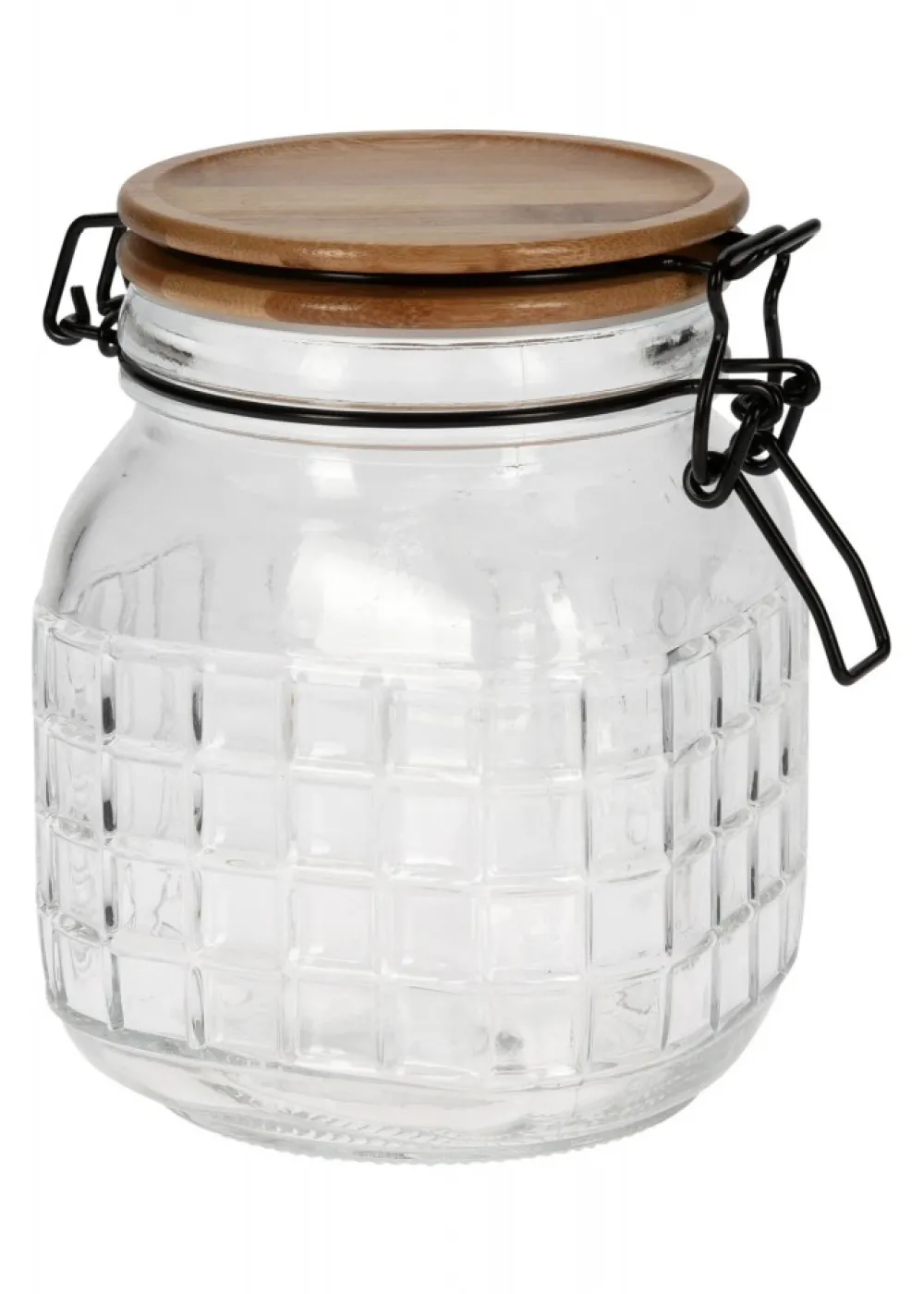 Słój szklany z pokrywą 1100 ml * Excellent Houseware Clearance