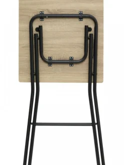 Składany stolik 60x60 cm beżowy