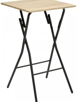 Składany stolik 60x60 cm beżowy