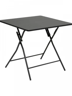 Składany stolik 80x80 cm czarny