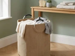 Składany kosz na pranie 55 L taupe * TENDANCE Sale