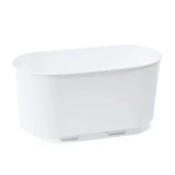 Skrzynka balkonowa Etnic biało-czarna 40xh20 cm