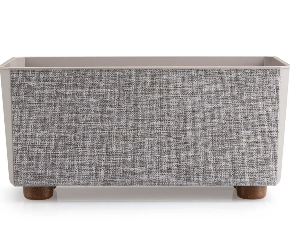 Skrzynka na kwiaty Salvia texelle taupe 28,5x17cm * HowHomely Best