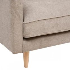 Sofa 3-osobowa Candice velvet beżowa