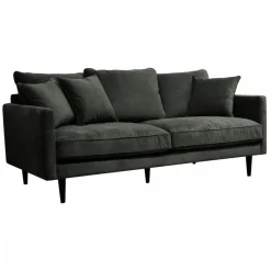 Sofa 3-osobowa Candice velvet khaki