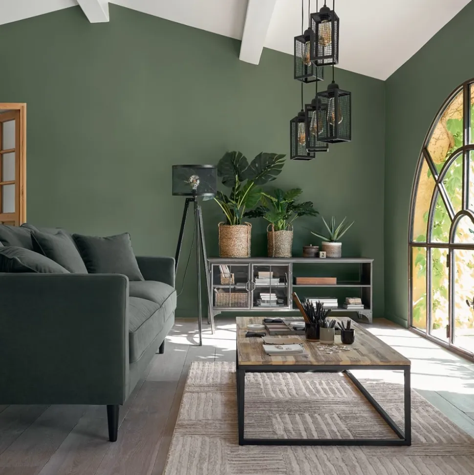 Sofa 3-osobowa Candice velvet khaki