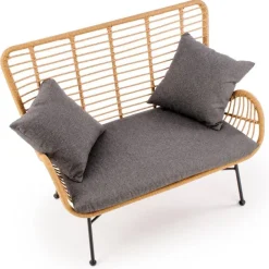 Sofa Ikaro Natural rattanowa * Halmar