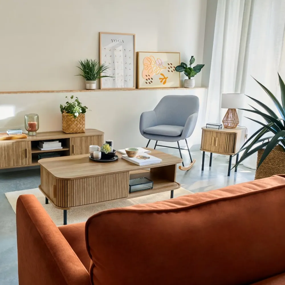 Sofa 3-osobowa Candice velvet bursztyn * Atmosphera Hot