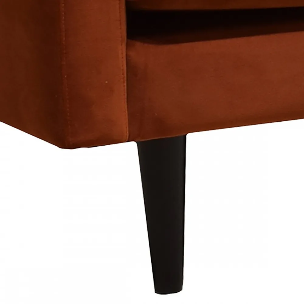 Sofa 3-osobowa Candice velvet bursztyn * Atmosphera Hot