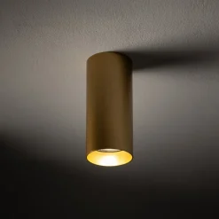 Spot sufitowy tuba MONO S złoty 1xGU10