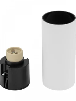 Spot sufitowy tuba MONO S biały czarny 1xGU10