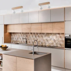 Spot TOP WOOD Brązowy Biały 2xGU10