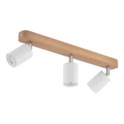 Spot TOP WOOD Brązowy Biały 3xGU10 * TK Lighting New