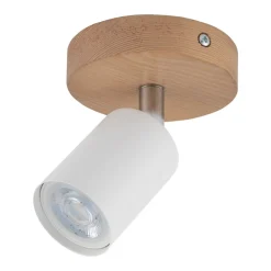 Spot TOP WOOD Brązowy Biały 1xGU10 * TK Lighting Best