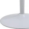 Stół barowy ceramiczny blat 80 cm Malta biały