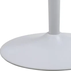 Stół barowy ceramiczny blat 80 cm Malta biały