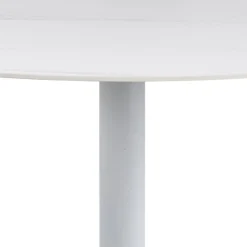 Stół barowy ceramiczny blat 80 cm Malta biały