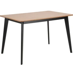 Stół do jadalni Roxby 120 cm beżowo-czarny