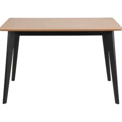 Stół do jadalni Roxby 120 cm beżowo-czarny
