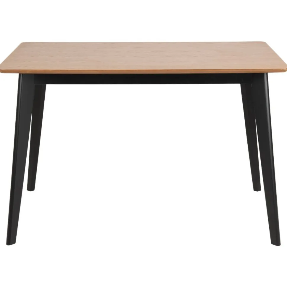 Stół do jadalni Roxby 120 cm beżowo-czarny
