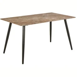 Stół do jadalni Wicklow ceramiczny blat brąz