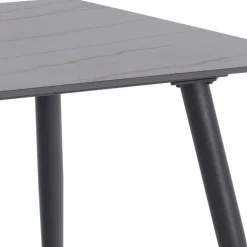 Stół do jadalni Wicklow ceramiczny blat matowa czerń