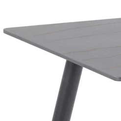 Stół do jadalni Wicklow ceramiczny blat matowa czerń