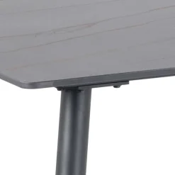 Stół do jadalni Wicklow ceramiczny blat matowa czerń
