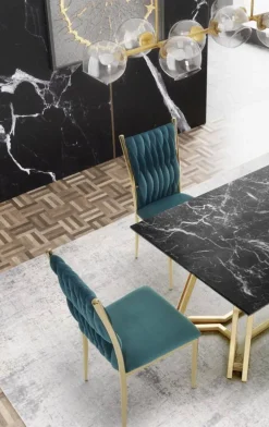 Stół Konami Black Marble 160x90 cm
