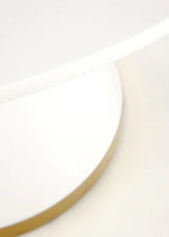 Stół okrągły Vegas White and Gold 120 cm