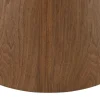 Stół RILEY 120 cm okrągły marmur orzech