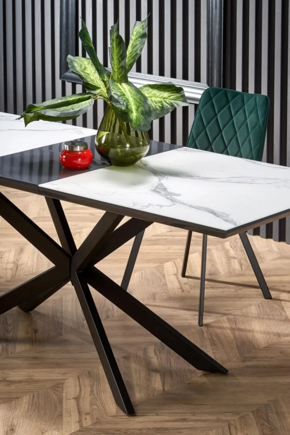 Stół rozkładany Diesel White Marble