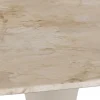 Stół z ceramicznycm blatem 90 cm brąz Malta