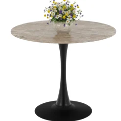 Stół barowy ceramiczny blat 90 cm Malta * Actona Online