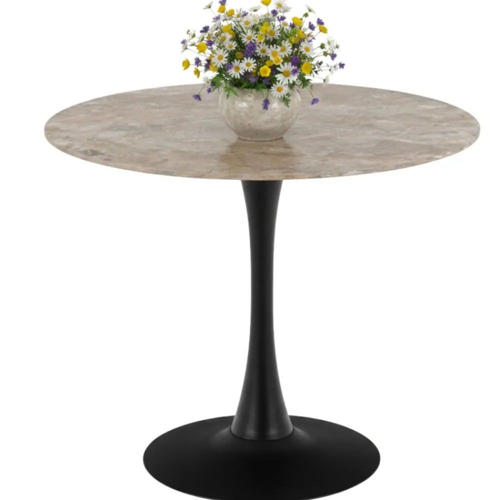 Stół barowy ceramiczny blat 90 cm Malta * Actona Online