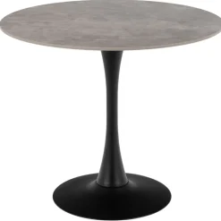 Stół barowy ceramiczny blat 90 cm Malta szaro-czarny * Actona Outlet