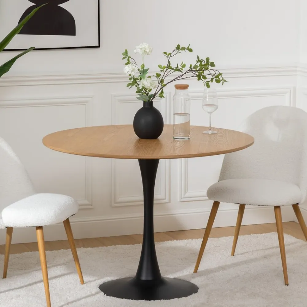 Stół do jadalni brązowy 100cm Elias * Atmosphera Online