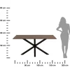 Stół do jadalni Heaven ceramiczny blat odcienie brązu * Actona Discount