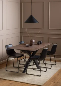 Stół do jadalni Heaven ceramiczny blat odcienie brązu * Actona Discount