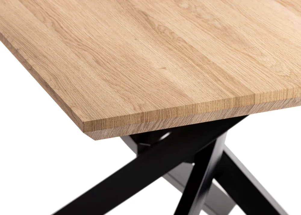 Stół Makari Black Oak 150x90 cm * HowHomely Discount