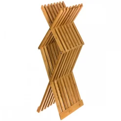 Stołek bambusowy Cross składany